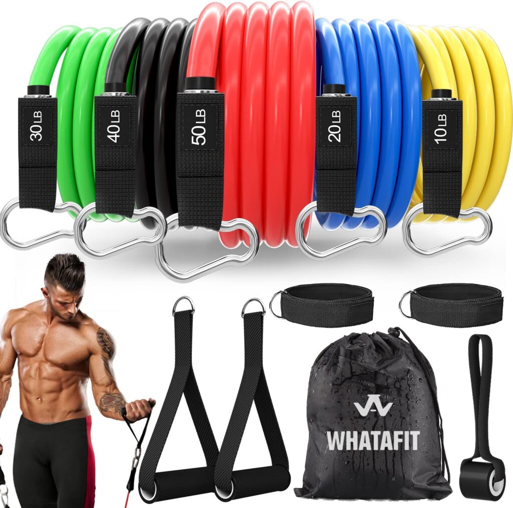 Best Budget Tube Bands Whatafit Resistance Bands Set